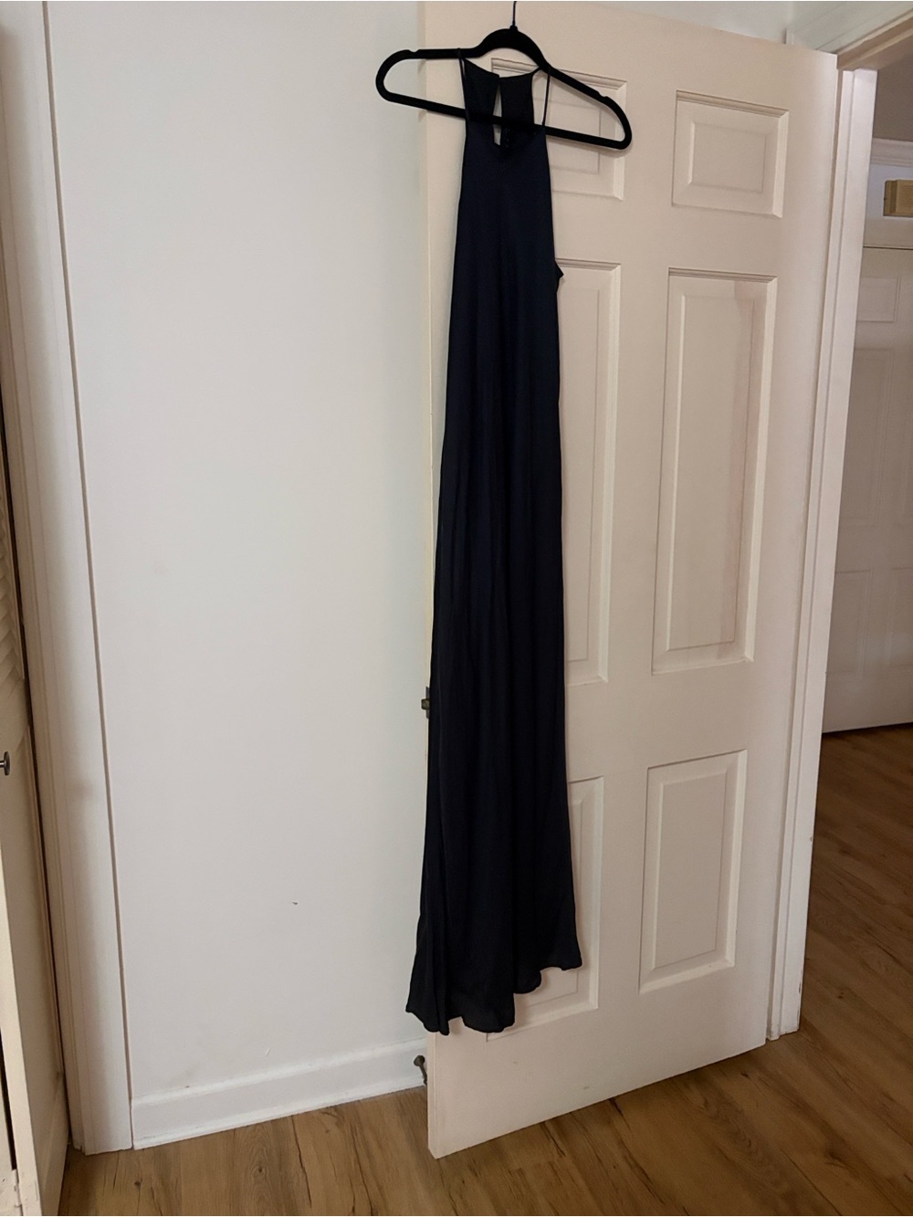 Hatch Black Maxi Dress razor back - Maternity